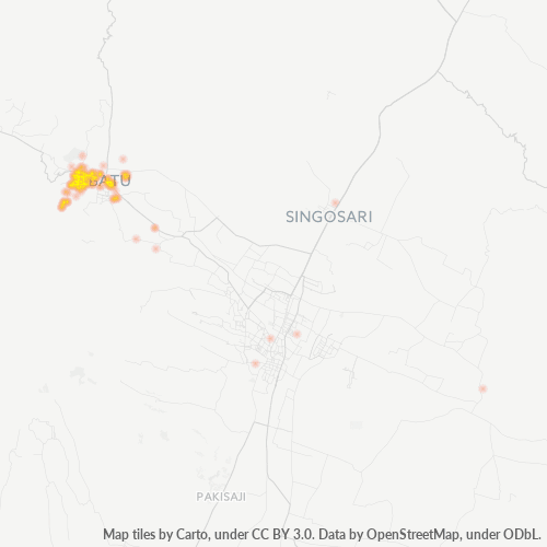 Dami ng Negosyo sa Postal Code 65313 - Batu, Silangang Java