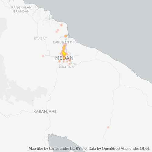 Dami ng Negosyo sa Postal Code 20116 - Medan, Sumatera Utara