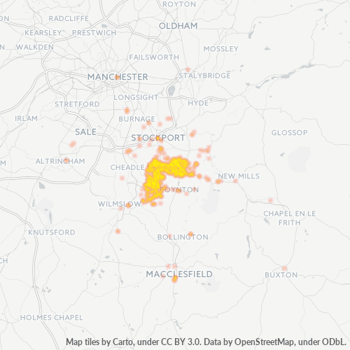 Dami ng Negosyo sa Postal Code SK7 - United Kingdom