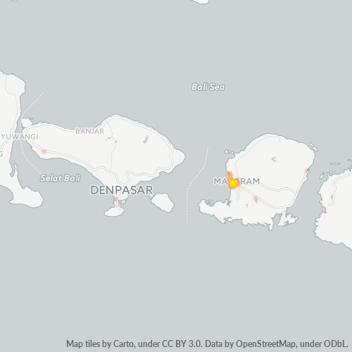 Dami ng Negosyo sa Postal Code 83115 - Mataram, West Nusa Tenggara