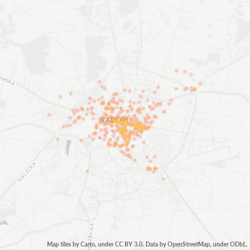Dami ng Negosyo sa Postal Code 26-610 - Radom, Województwo Mazowieckie