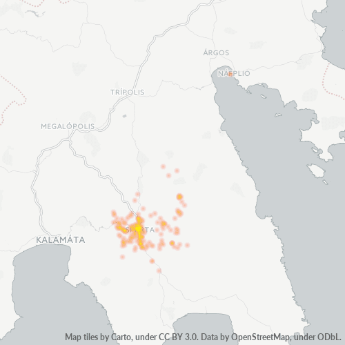 Dami ng Negosyo sa Postal Code 231 00 - Peloponnese
