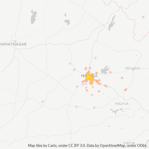 Dami ng Negosyo sa Postal Code 383315 - Modāsa, Gujarat