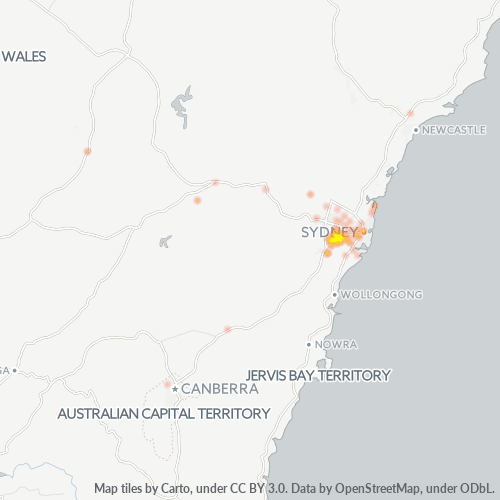 Dami ng Negosyo sa Postal Code 2170 - Campbelltown, New South Wales