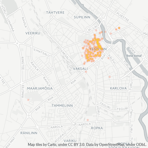Dami ng Negosyo sa Postal Code 51003 - Tartu, Tartumaa