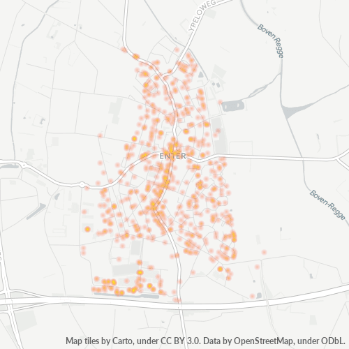 Dami ng Negosyo sa Postal Code 7468 - Enter, Provincie Overijssel