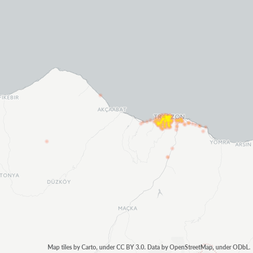 Dami ng Negosyo sa Postal Code 61030 - Trabzon, Trabzon Province