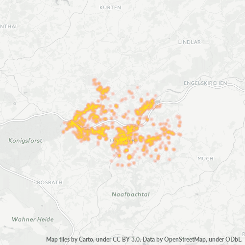 Konsentrasi Perniagaan di Poskod 51491 - Overath, North Rhine-Westphalia