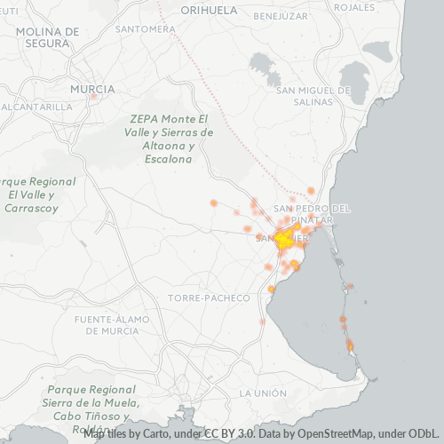 Dami ng Negosyo sa Postal Code 30730 - Espanya