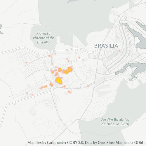 Dami ng Negosyo sa Postal Code 72025-000 - Brazil
