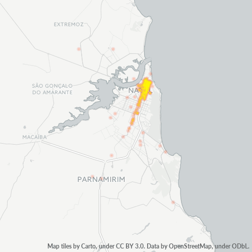 Dami ng Negosyo sa Postal Code 59020-000 - Natal, Rio Grande do Norte