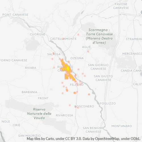 Dami ng Negosyo sa Postal Code 10086 - Italya