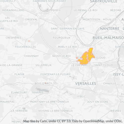 Concentració d'empreses a Codi Postal 78170 - La Celle-Saint-Cloud, Illa de França