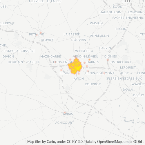 Dami ng Negosyo sa Postal Code 62300 - Éleu-dit-Leauwette, Nord-Pas-de-Calais