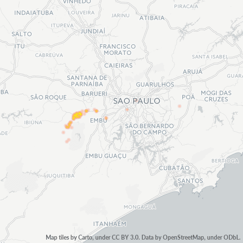 Dami ng Negosyo sa Postal Code 06720-000 - Cotia, São Paulo