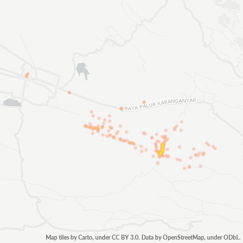 Business Concentration in Postal Code 57781 - Central Java