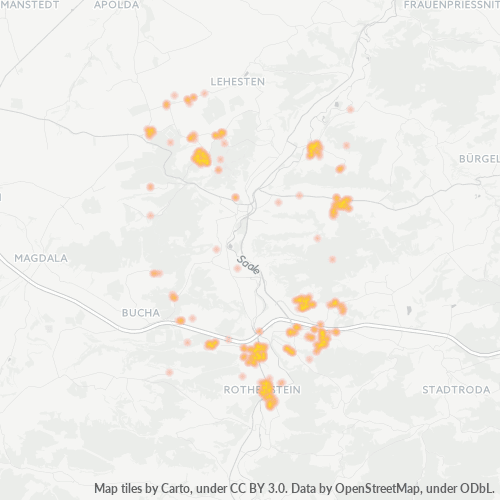 Dami ng Negosyo sa Postal Code 07751 - Sulza, Thuringia