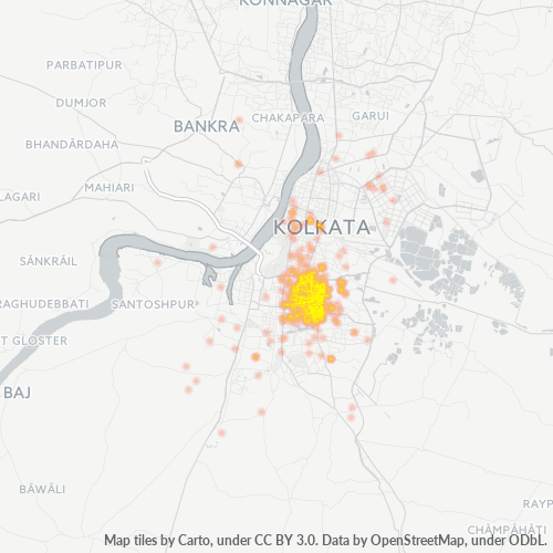 Dami ng Negosyo sa Postal Code 700019 - Kolkata, West Bengal
