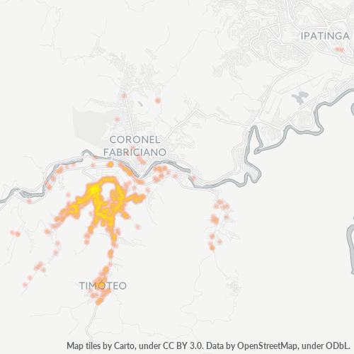 Dami ng Negosyo sa Postal Code 35180-000 - Timóteo, Minas Gerais