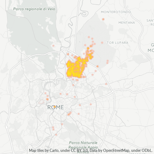 Dami ng Negosyo sa Postal Code 00139 - Roma, Lazio