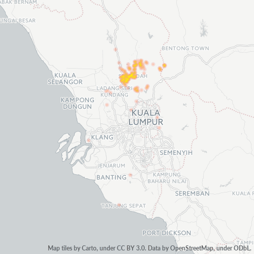 Dami ng Negosyo sa Postal Code 48200 - Serendah, Selangor