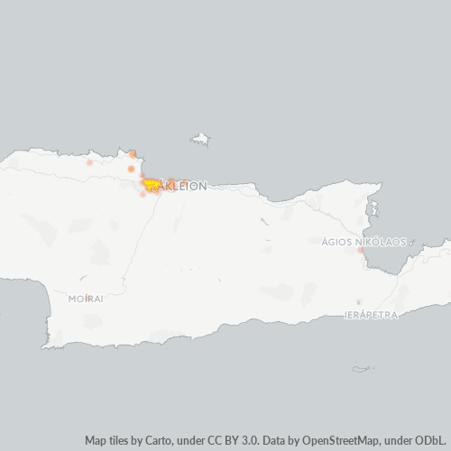 Dami ng Negosyo sa Postal Code 714 14 - Gázi, Creta
