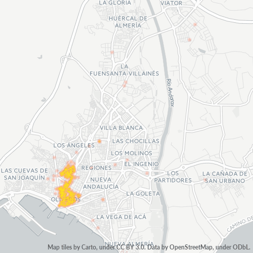 Dami ng Negosyo sa Postal Code 04004 - Almería, Andalucía