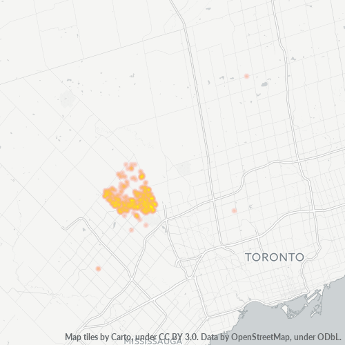 Dami ng Negosyo sa Postal Code L6P - Brampton, Ontario