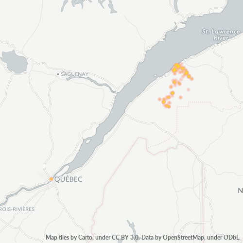 Dami ng Negosyo sa Postal Code G0K - Québec