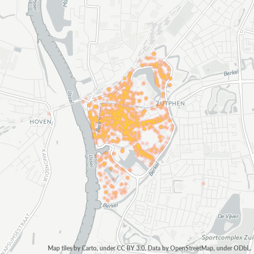 Dami ng Negosyo sa Postal Code 7201 - Zutphen, Provincie Gelderland