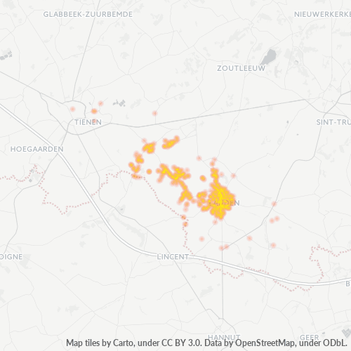 Bedrijfsconcentratie in Postcode 3400 - Rumsdorp, Vlaanderen