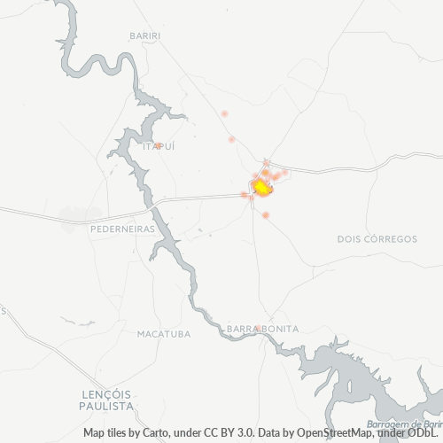 Dami ng Negosyo sa Postal Code 17201-000 - Jaú, São Paulo