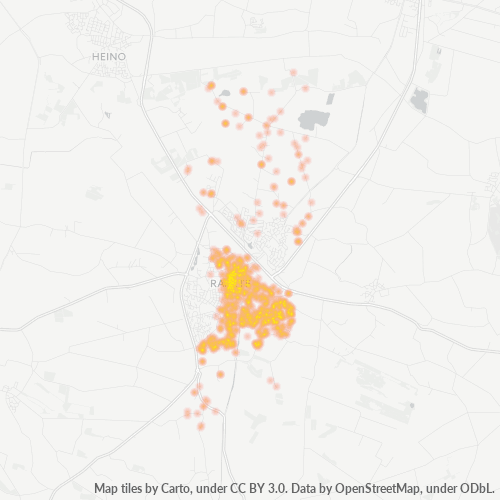 Dami ng Negosyo sa Postal Code 8102 - Raalte, Provincie Overijssel