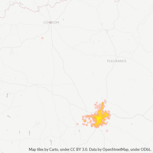 Dami ng Negosyo sa Postal Code 32000 - Auch, Midi-Pyrénées