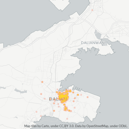 Dami ng Negosyo sa Postal Code 116011 - Dalian, Liaoning