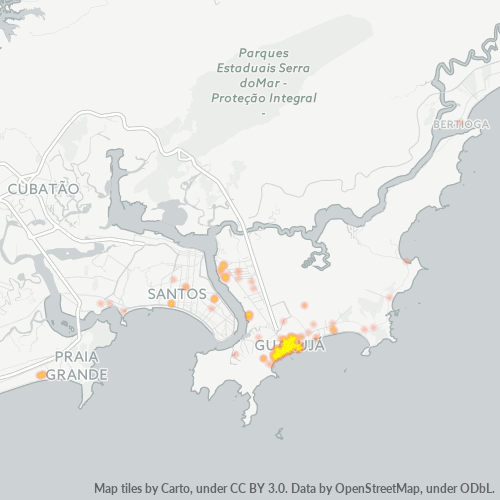 Dami ng Negosyo sa Postal Code 11410-000 - Guarujá, São Paulo