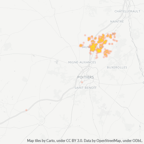 Dami ng Negosyo sa Postal Code 86130 - Dissay, Poitou-Charentes
