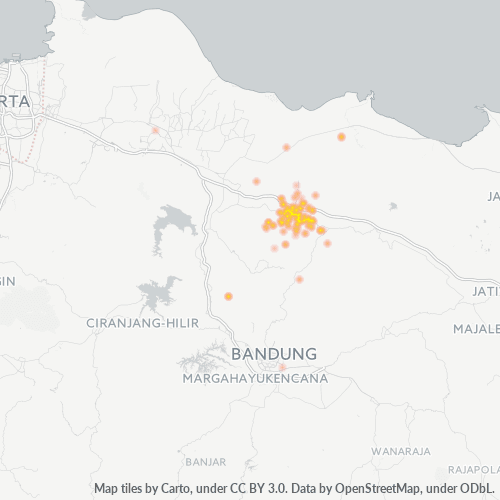 Bedrijfsconcentratie in Postcode 41271 - Subang, West-Java