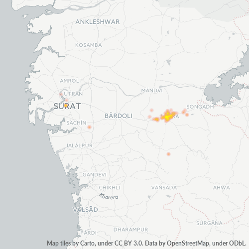Dami ng Negosyo sa Postal Code 394650 - Songadh, Gujarat