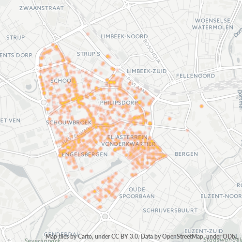 Dami ng Negosyo sa Postal Code 5616 - Eindhoven, Provincie Noord-Brabant
