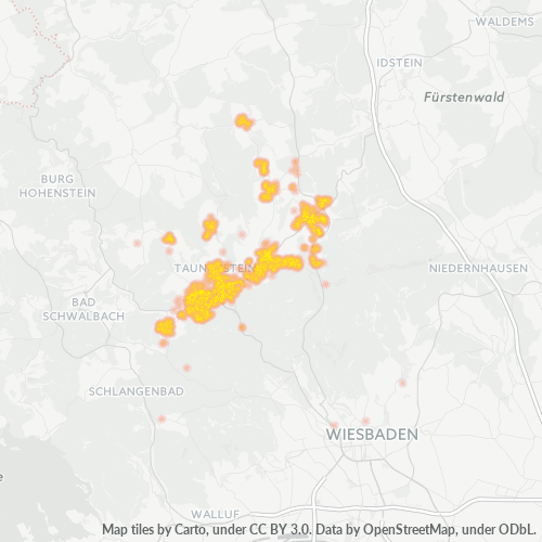 Konsentrasi Perniagaan di Poskod 65232 - Taunusstein, Hesse