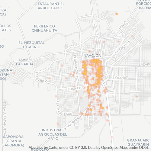 Dami ng Negosyo sa Postal Code 85870 - Navojoa, Sonora