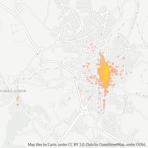 Dami ng Negosyo sa Postal Code 18600-000 - Botucatu, São Paulo