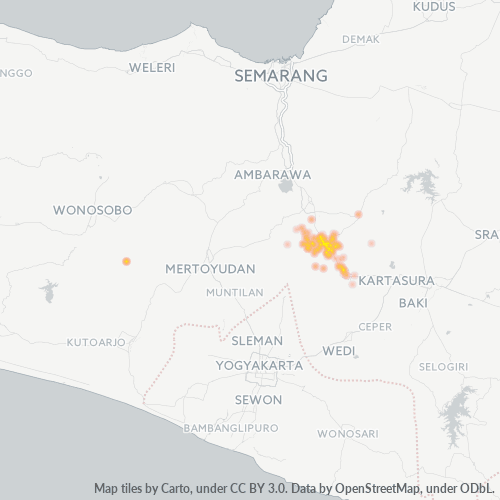 Dami ng Negosyo sa Postal Code 57352 - Boyolali, Provinsi Jawa Tengah