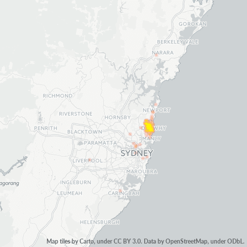Dami ng Negosyo sa Postal Code 2099 - Dee Why, New South Wales
