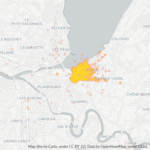 Dami ng Negosyo sa Postal Code 1207 - Geneva, Genève