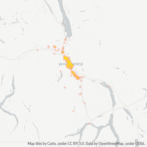 Dami ng Negosyo sa Postal Code Y1A - Whitehorse, Yukon