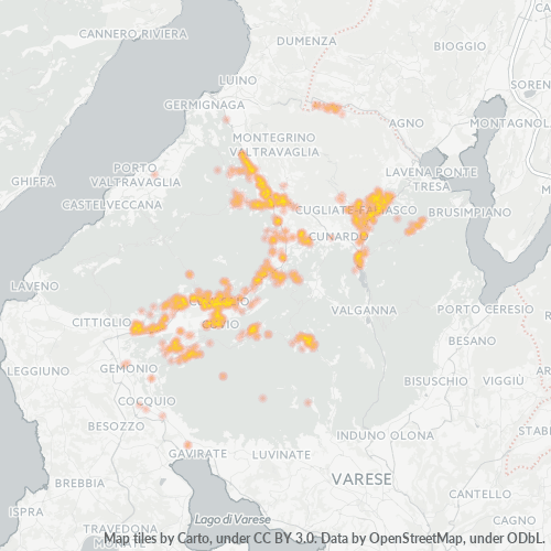 Dami ng Negosyo sa Postal Code 21030 - Italya