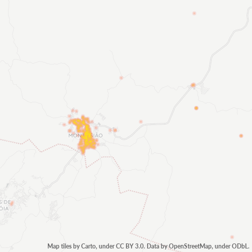 Dami ng Negosyo sa Postal Code 37580-000 - Monte Sião, Minas Gerais