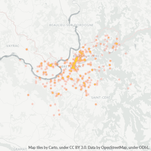 Dami ng Negosyo sa Postal Code 46130 - Estal, Midi-Pyrénées
